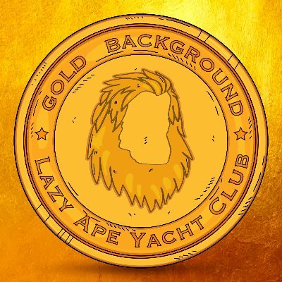 Official Trait  -What is better than having a #gold accessory? -🪙Have a whole #background full of GOLD!! -Only 380 (3.8%) -trail de : @LazyApeSC
