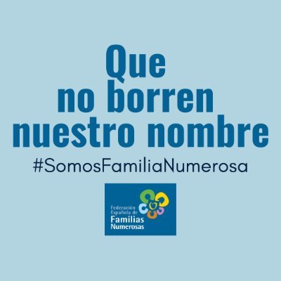 Federación Española de Familias Numerosas (FEFN)