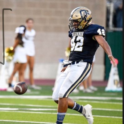 Class: 2024 | HS: O'Connor (Helotes, TX) | Pos: P, MLB | Ht: 6’ | Wt: 210| GPA: 3.3 | District 29-6A All District Punter 1st Team 22 & 23 @nickgatto @kicknation