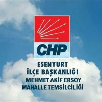 CHP ESENYURT MEHMETAKİF ERSOY MAHALLE TEMSİLCİLİĞİ (@chpmehmetakif) 's Twitter Profile