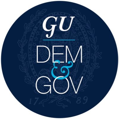 Georgetown University Democracy & Governance Program IG: @georgetowndemgov For our journal/blog, follow @demsociety A comment or follow ≠ an endorsement.