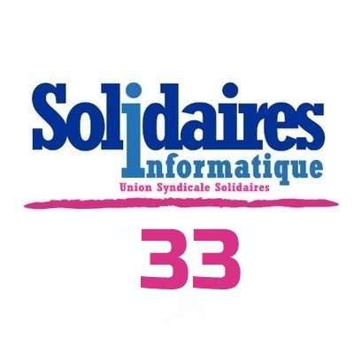 SolInfoGironde's profile picture. Solidaires Informatique Gironde 33. Syndicat Solidaires Informatique. Union Syndicale Solidaires