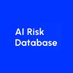 AI Risk Database (@airiskdatabase) Twitter profile photo AI Risk Database (@airiskdatabase) Twitter profile photo