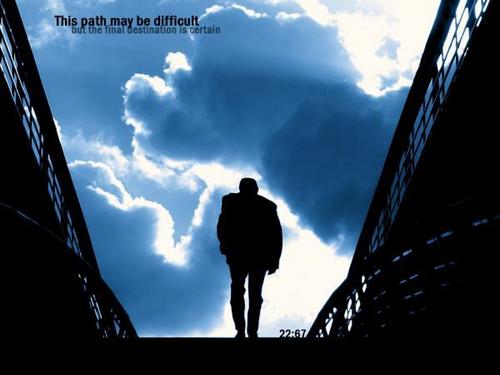 This path may be difficult, but the final destination is certain.