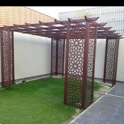 تركيب مظلات سواتر برجولات تراثيه مستودعات هناقر مظلات سيارات