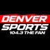 Denver Sports 104.3 (@densports1043) Twitter profile photo Denver Sports 104.3 (@densports1043) Twitter profile photo