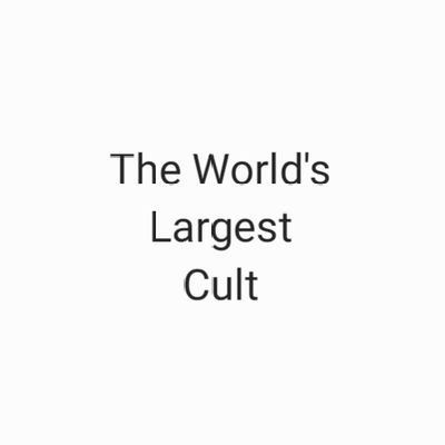 To join, say you're in it and/or follow this account. To leave, say you left/unfollow. The only aim is to become the world's largest cult. That's it.