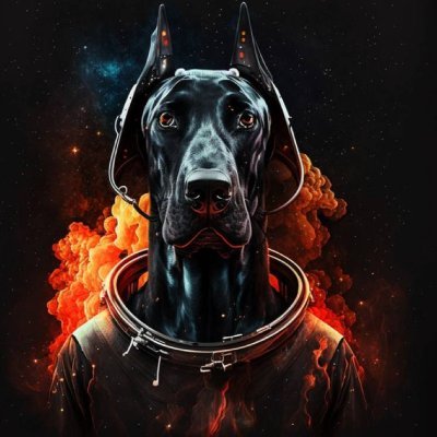 hamlet_TGDeth's profile picture. Elons Great Dane named $HAMLET because #HAMLET was a great Dane