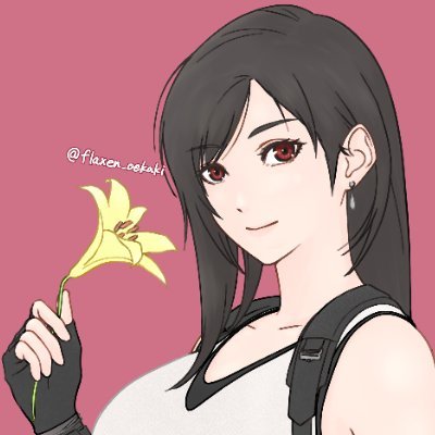 I'll post pictures not so often, drawing them slowly.
I love Tifa.
XP-PEN Artist 12 2nd