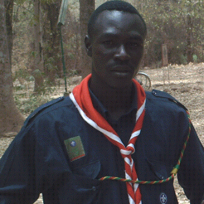 Chef scout, formateur adjoint scout, chef du groupe Dinizulu courageux de Ouagadougou,  secrétaire général et président de l'association des scouts du Burkina F