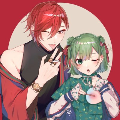 セルフプロデュースなド陰キャ歌い手ユニットです！【推し名＆タグ】＃赤緑ノ子／ 赤( @syura0603 ) 、 緑( @waokame ) ／ 🤢良ければYouTubeチャンネル登録お願い致します🦊