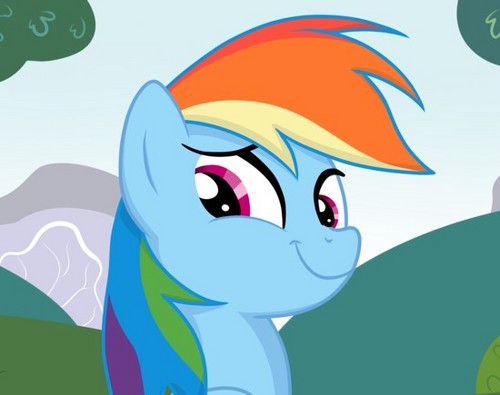 apenas a melhor pônei de todas. A mais veloz de Equestria