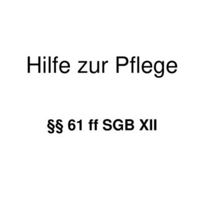 Ich beantworte gern Deine Fragen zum Thema Hilfe zur Pflege/unverbindlich und ohne Gewähr/es twittert der Sozialreferent 🧡