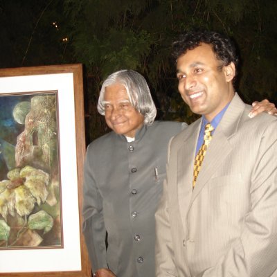 A celebrated artist of contemporary Indian art.Paintings in the collection of all European Union country ambassadors. https://t.co/aY4ggygooJ
