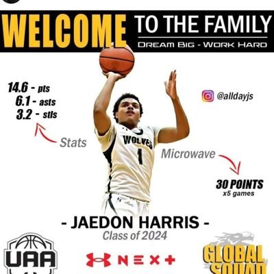 2024 John Paul The Great, Dumfries, VA | 5'11 | 165lbs | GPA 3.0 | jaedonharris2024@gmail.com |
HS Coach - Angelo Hunt angelo.hunt@jpthegreat.org