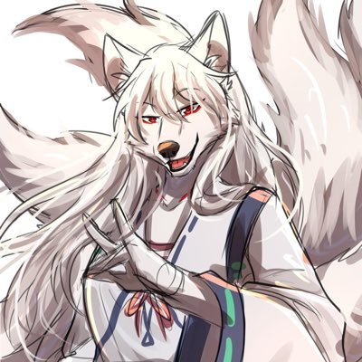 Just a White kitsune 9 tails ***🔞Warning NSFW (18+)***