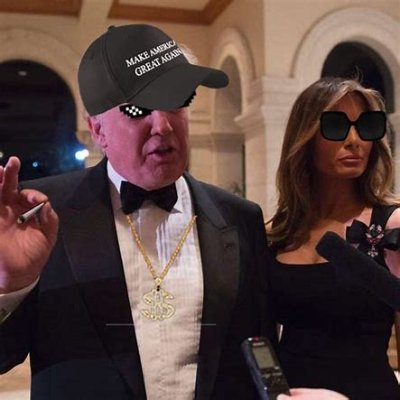 It's Trump Daddy
His hands real big
It's Trump Daddy
His stacks real big
He may not be your average politician
But his game will force you into submission
