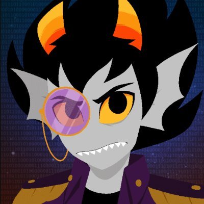 Hackbent's official twitter. Hackbent is a fanadventure on MSPFA about 6 trolls forced to play a fake copy of sgrub.

(Discontinued, but still alive)