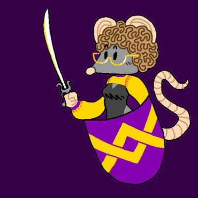 Hiya!

🏳️‍⚧️ she/her 🏳️‍🌈 certified 𝑩𝑰𝑪𝑶𝑵! 🇮🇹 italo-descendant 🛡️ heraldist 🇪🇸 ¡hablo español! 🐀 ratfur 🛠 better red than dead ✊🏿 BLM+ACAB