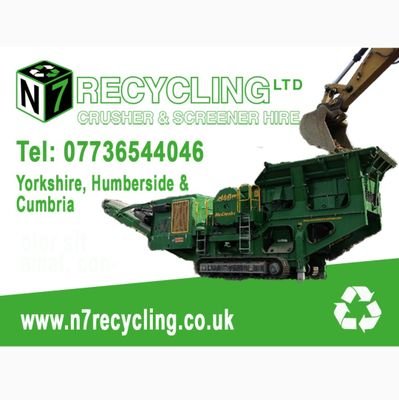 Crusher & Screener Hire, Recycled Aggregates & Site Clearance. North & East Yorkshire, Cumbria. Based in York.