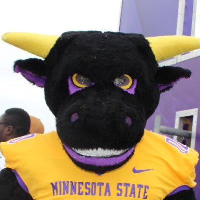 Hey! I’m Stomper the Maverick, mascot for the Minnesota State University Mavericks! #MavFam (parody)
