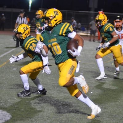 Vanden High School, c/o 2024, Varsity Football #10 (WR/DB) and Track (200m/400m), 4.3 GPA, email: braychav@yahoo.com