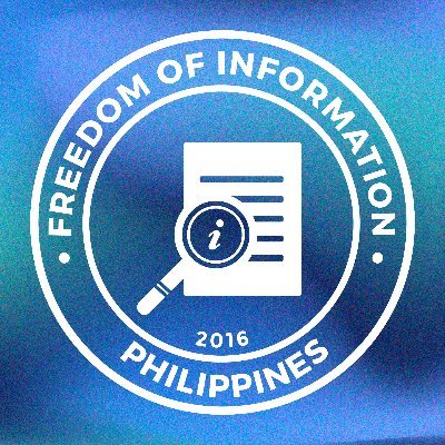 The Official Twitter of the Freedom of Information (FOI) Philippines.