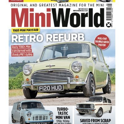 MiniWorld is the original and best-selling magazine for the classic Mini with the best feature cars, event reviews, tech features, news and classified ads.