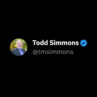 Todd Simmons (@tmsimmons) 's Twitter Profile Photo Todd Simmons (@tmsimmons) 's Twitter Profile Photo
