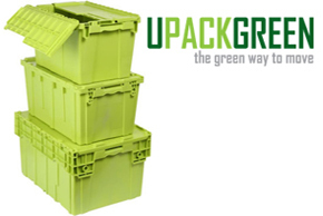 upackgreen's profile picture. UPackGreen offers an environmental alternative to cardboard moving boxes and supplies that will save you time, money and the environment!