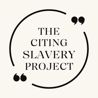 The official twitter of the Citing Slavery Project. The Project provides a database of slave cases and the modern cases that continue to cite them as precedent.