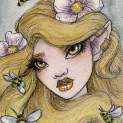 Fantasy artist 🌸 Watercolor/mixed media/digital 🌸 Obsessed w/cats 🌸 ACEOs 🌸 Purple all the things! 🌸 Faeries, man, it’s always the Faeries!