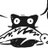 黒豆猫のアイコン