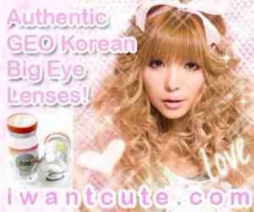 ♥ Discover the beauty of big beautiful eyes ♥
We supply authentic GEO Big Bye Circle Lenses. Worldwide Shipping!