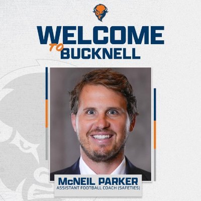 Bucknell University Defensive Backs / Defensive Pass Game Coordinator. Recruiting Area: Western PA, New England. Proud Kenyon College and Northwestern Grad.