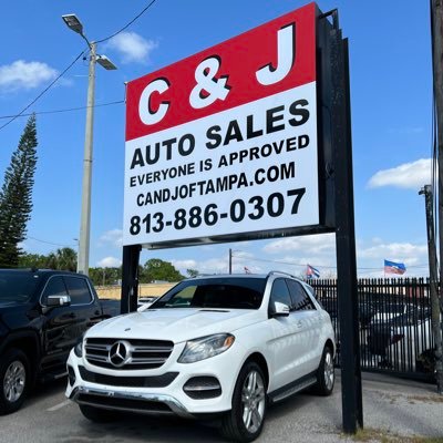 C & J Auto Sales is a Used Car Dealership located in, 7223 W Hillsborough Ave, Tampa, Florida 33634. C & J Auto Sales has been in business for the past decade,