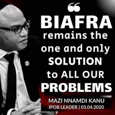 Self determination is allowed and Biafra nation must come. # Biafra nation is our last hope,