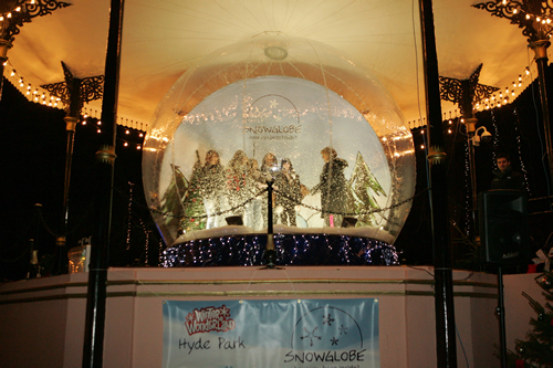 Our Snowglobe’s been a photo experience throughout the UK inc. Hyde Park Winter Wonderland but is now in St George’s Shopping Centre, Preston: 17th Nov