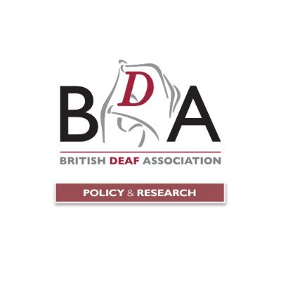 Official Policy & Research account of the British Deaf Association @BDA_Deaf 

#BSL2032 #BSLNation #TakingBSLForward