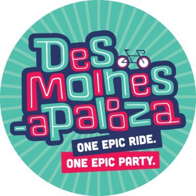 One epic party. One epic ride. Des Moines-apalooza is brought to you by @catchdesmoines, @DesMoinesGov, @DSMpartnership, @PolkCounty_Iowa and @DSMWWPF.