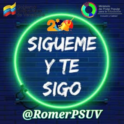 Bendecido por Dios ♥♥♥.
Seguidor y Fiel al legado de Nuestro Gigante @chavezcandanga @NicolasMaduro
Militante del PSUV...
#ACTIVO #TROPA