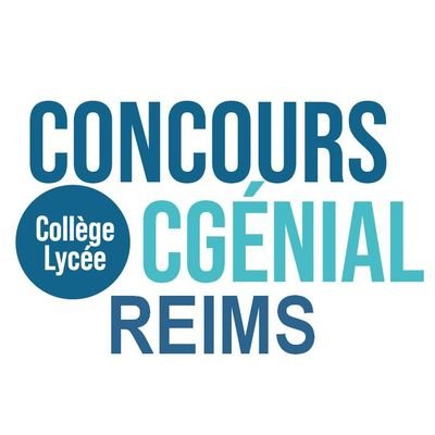 Compte du concours CGénial de l'académie de Reims - https://t.co/fLgL3LU2WO - https://t.co/0Lbka5UNeC