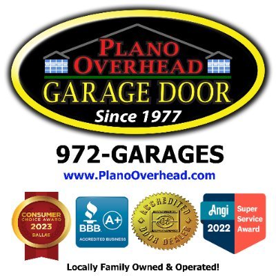 PlanoOverhead's profile picture. Family Owned & Operated since 1977, FREE ESTIMATES, Quality Service, Lifetime Warranties.  Garage door & opener repair, installation, service, & parts.