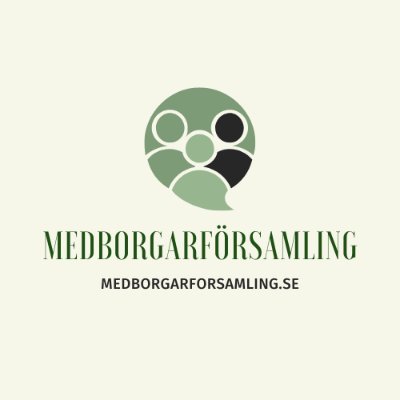 medborgarforsam's profile picture. Vi håller på att bilda ett initiativ till att ytterligare stärka vår #demokrati. Följ oss här, och besök https://t.co/D7vvNhFbuF
#medborgarforsamling