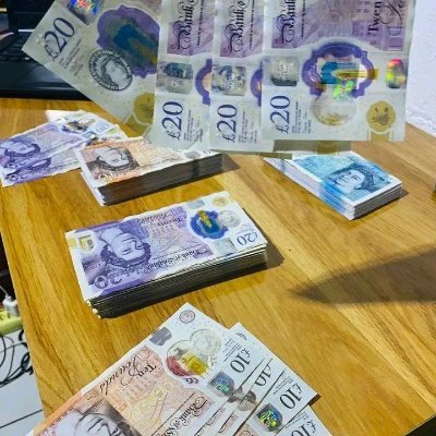 Fakenoteplug's profile picture. Get the new authentic polymer UK Bank Notes available in 10s and 20s they're very good and pass all UV light test🔺
Tap in We got clone cards and hand Glocks 🔻