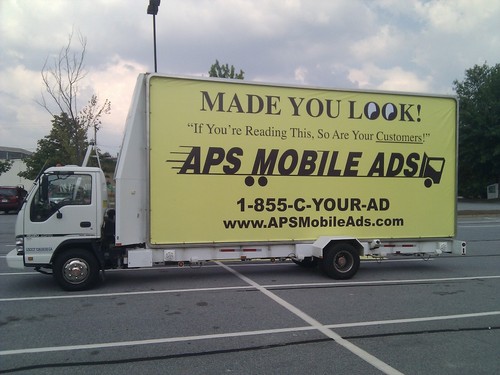 APSMobileAds's profile picture. We are your mobile #billboard services, rental and sales specialists.

#ADVERTISING #BRANDAWARENESS #PROMOTIONS #GRANDOPENINGS

Call today for a free quote!