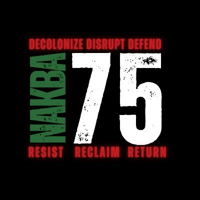 Nakba75Boston's profile picture. Liberate the land from the river to the sea! 
Uphold resistance!