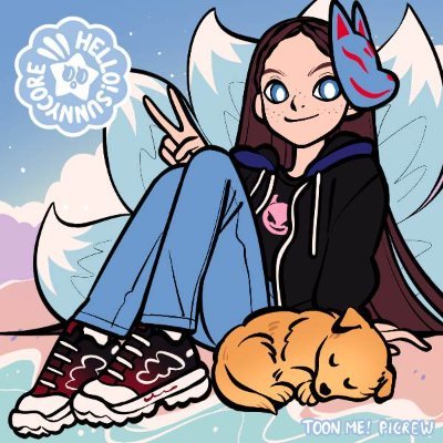 Just wanna add that the pfp is not mine~ A friend made it with the help of toon me picrew.