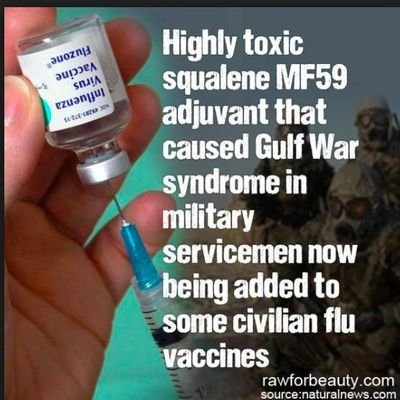 gulf war syndrome sufferer  induced by squalene adjuvant in vaccines.i m not a ME/cfs chronic fatigue syndrome patient.