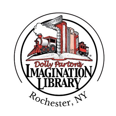 Rochester NY chapter of Dolly Parton's Imagination Library, mailing free, new, high-quality books to kids under five every month